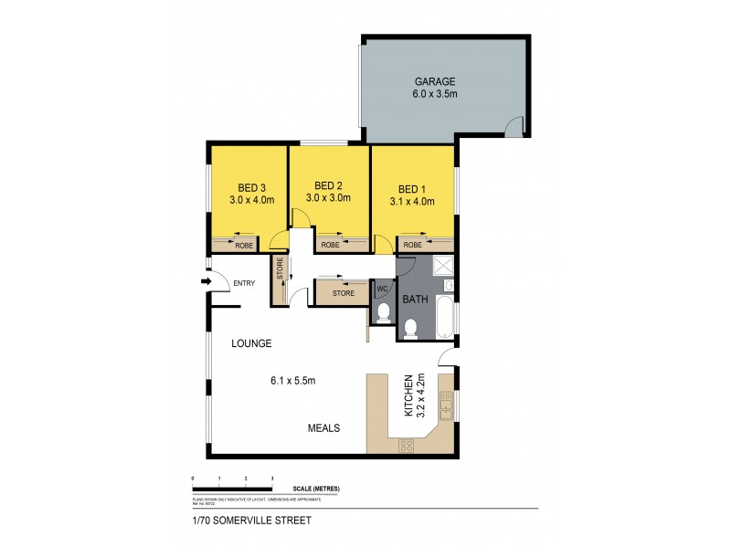 1/70 Somerville Street, Flora Hill VIC 3550 Floorplan