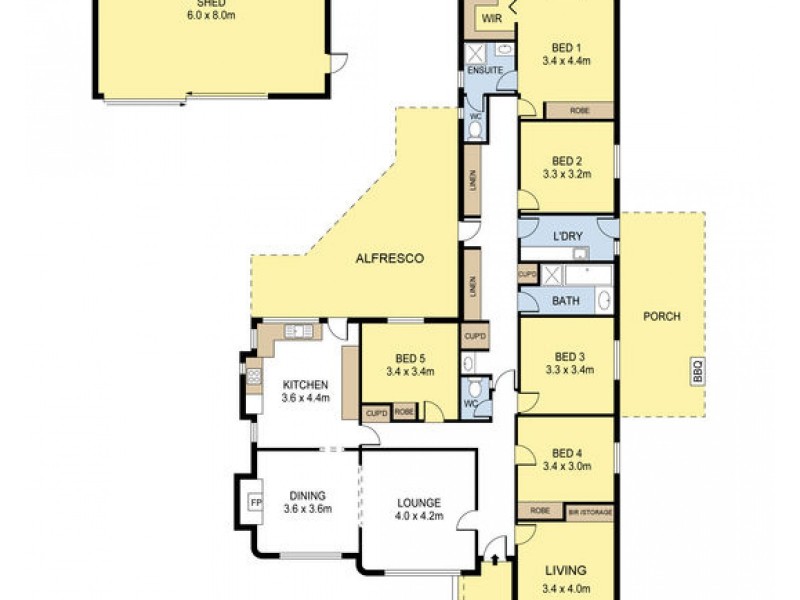 411 High Street, Golden Square VIC 3555 Floorplan