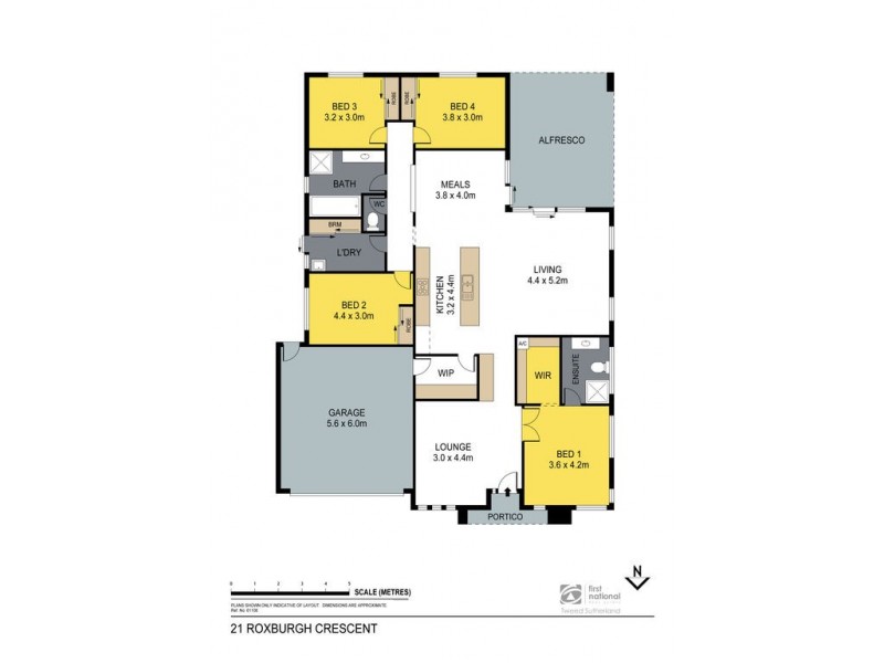 21 Roxburgh Crescent, Junortoun VIC 3551 Floorplan
