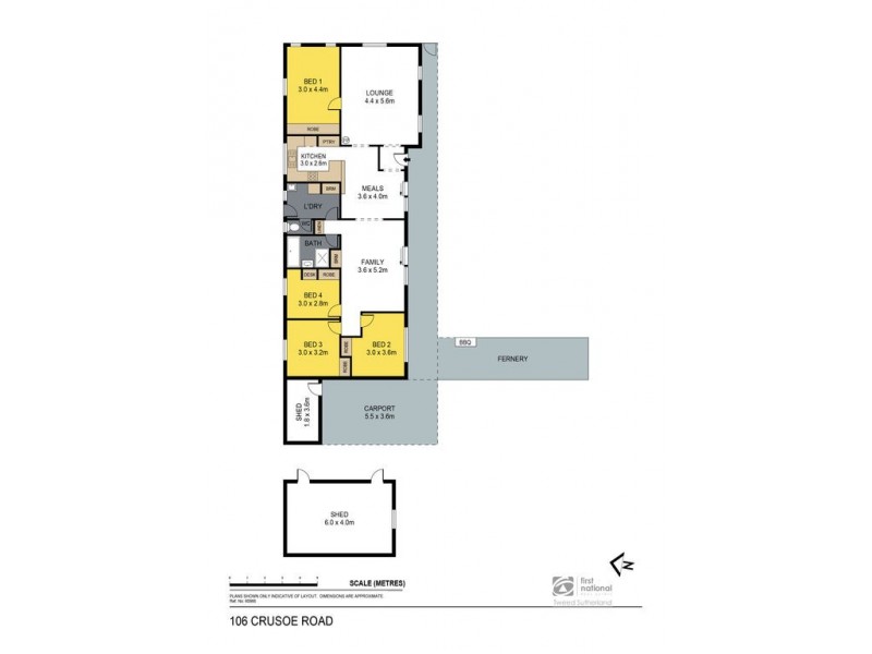 106 Crusoe Road, Kangaroo Flat VIC 3555 Floorplan