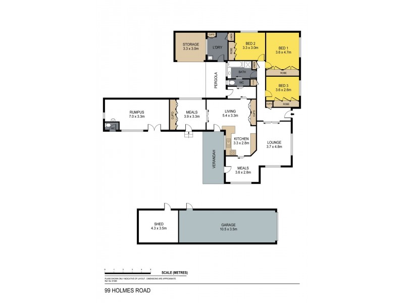 99 Holmes Road, Long Gully VIC 3550 Floorplan