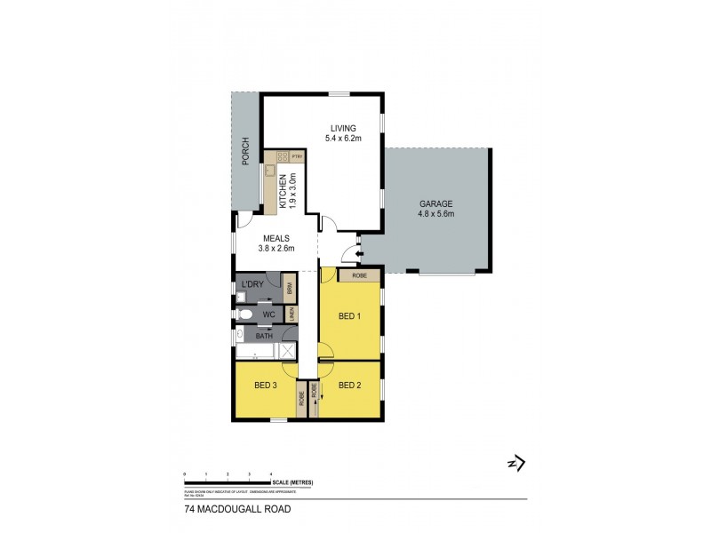 74 MacDougall Road, Golden Gully VIC 3555 Floorplan