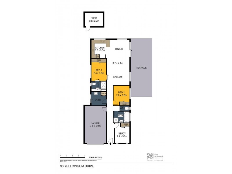 36 Yellowgum Drive, Epsom VIC 3551 Floorplan