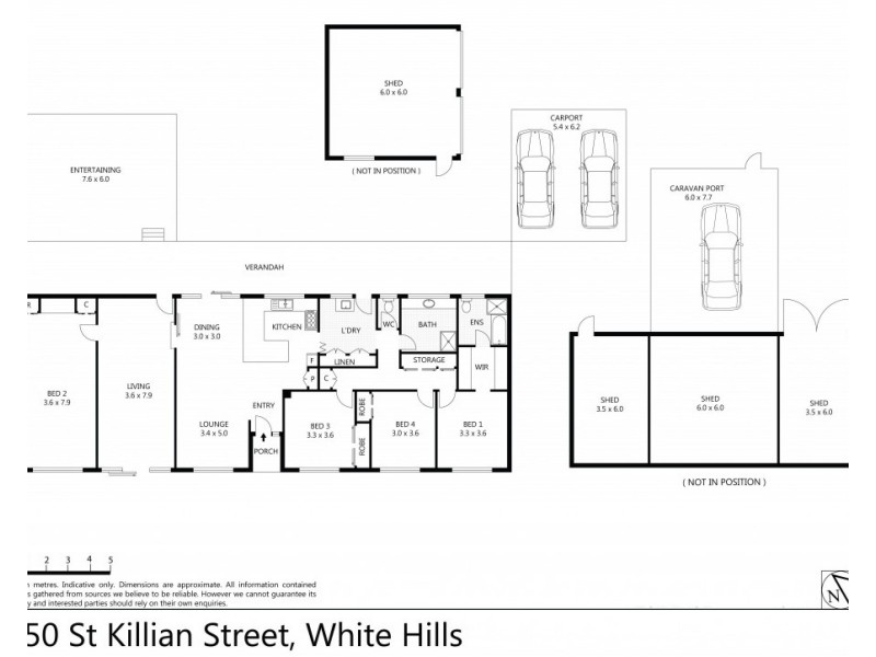 148 – 150 St Killian Street, White Hills VIC 3550 Floorplan