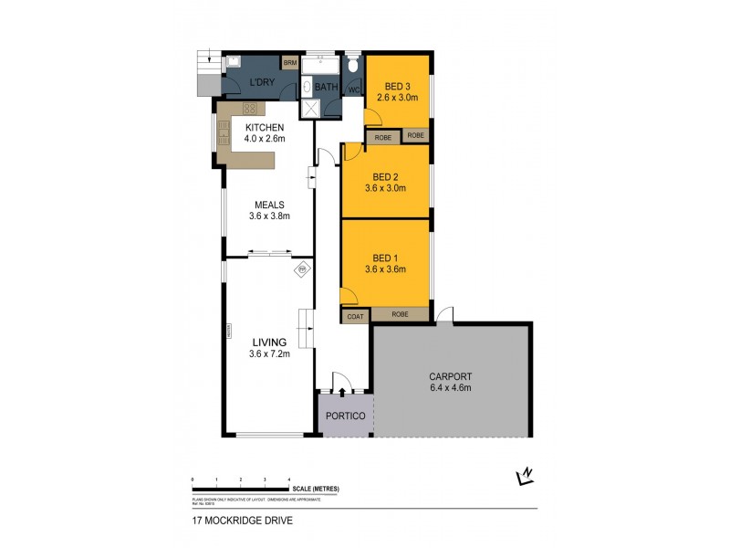 17 Mockridge Drive, Kangaroo Flat VIC 3555 Floorplan