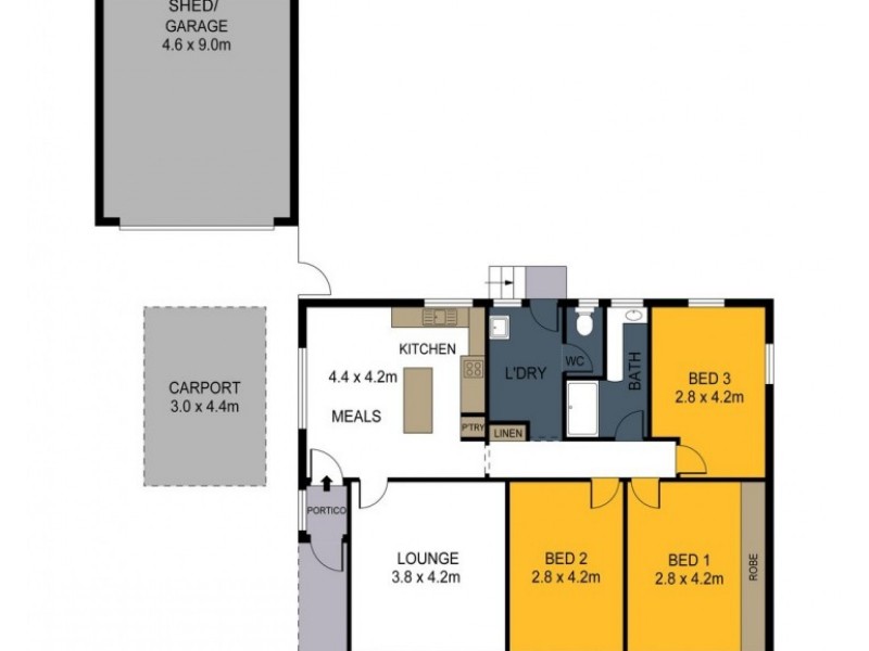 112 St Aidans Road, Kennington VIC 3550 Floorplan