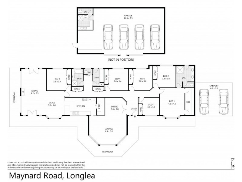 66 Maynard Road, Longlea VIC 3551 Floorplan