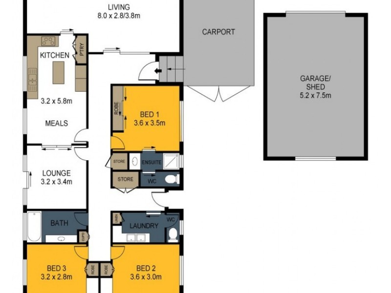 12 Strathdale Crescent, Strathdale VIC 3550 Floorplan