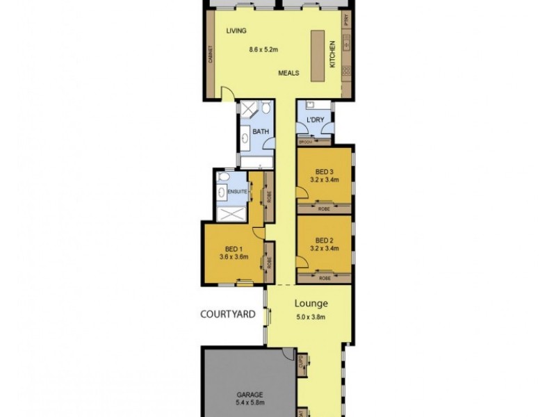 1/27 Cousins Street, Strathdale VIC 3550 Floorplan