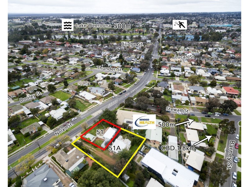 51 & 51A Nolan Street, Bendigo VIC 3550