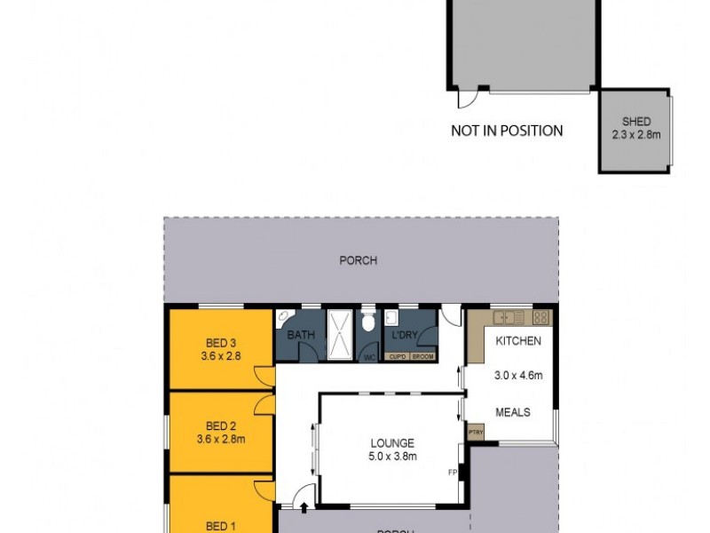 43 Bracewell Street, Maiden Gully VIC 3551 Floorplan