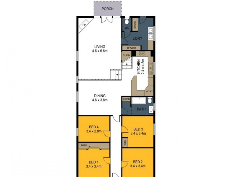 51 Carpenter Street, Quarry Hill VIC 3550 Floorplan