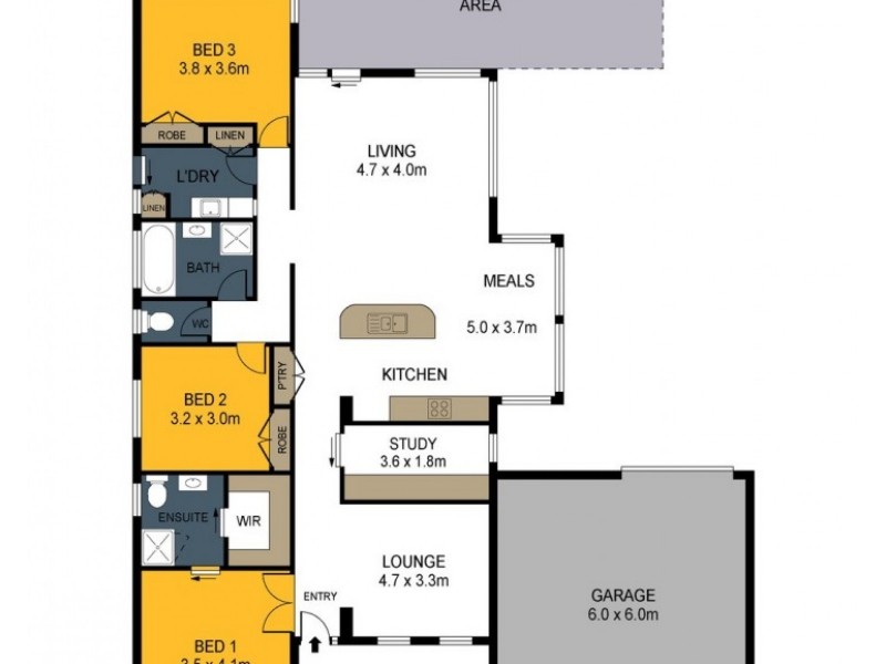33 Ambrosia Rise, Epsom VIC 3551 Floorplan