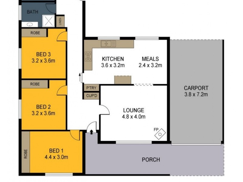 68 Gill Avenue, California Gully VIC 3556 Floorplan