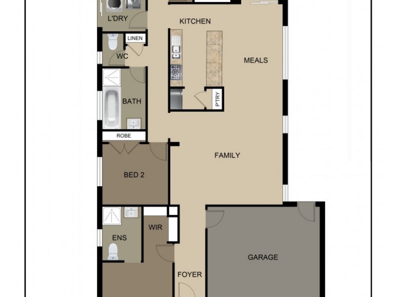 75 Kingston Drive, Eaglehawk VIC 3556 Floorplan