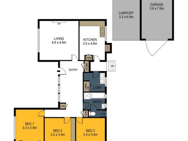 39 Bay Street, Golden Square VIC 3555 Floorplan