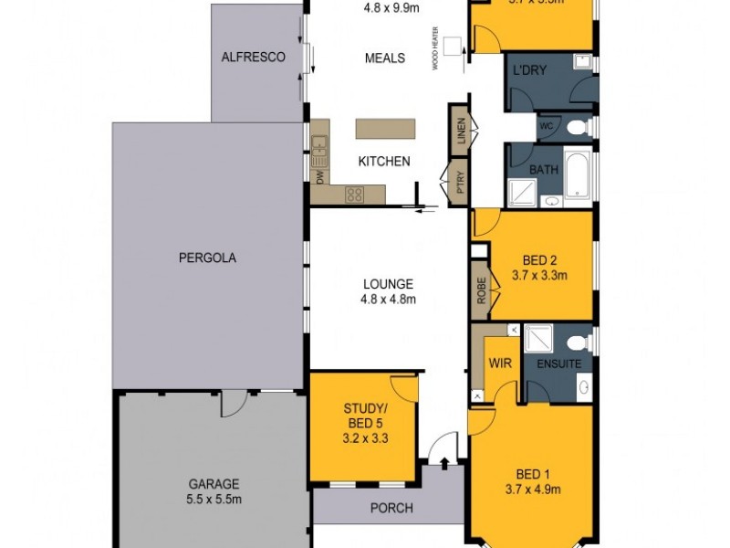 10 Lewana Way, Strathfieldsaye VIC 3551 Floorplan
