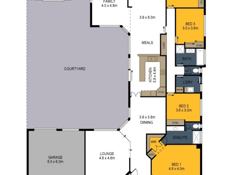 10 Alpina Place, Kangaroo Flat VIC 3555 Floorplan