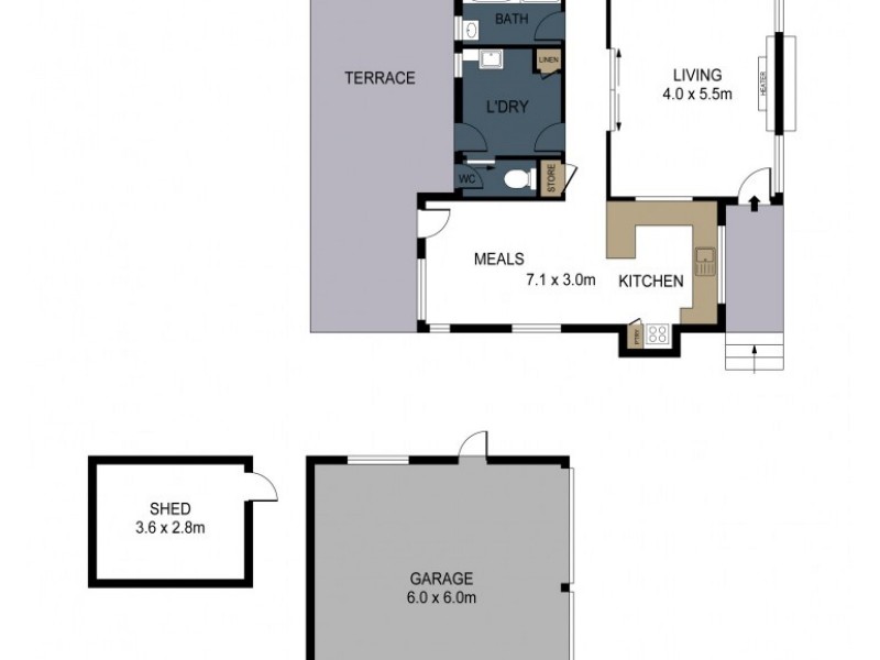 13 Archer Street, Kangaroo Flat VIC 3555 Floorplan
