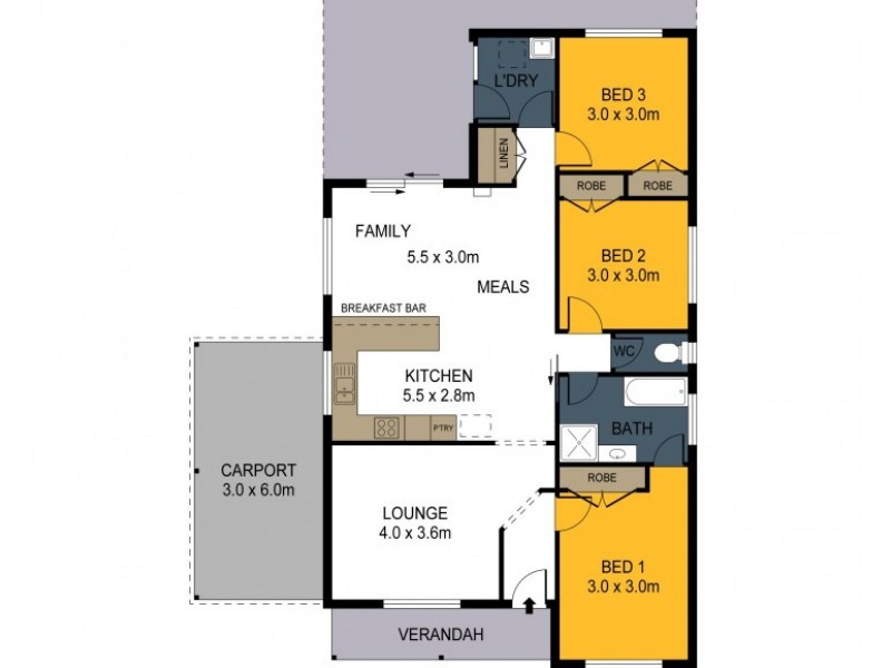 23a Stephens Court, Strathdale VIC 3550 Floorplan