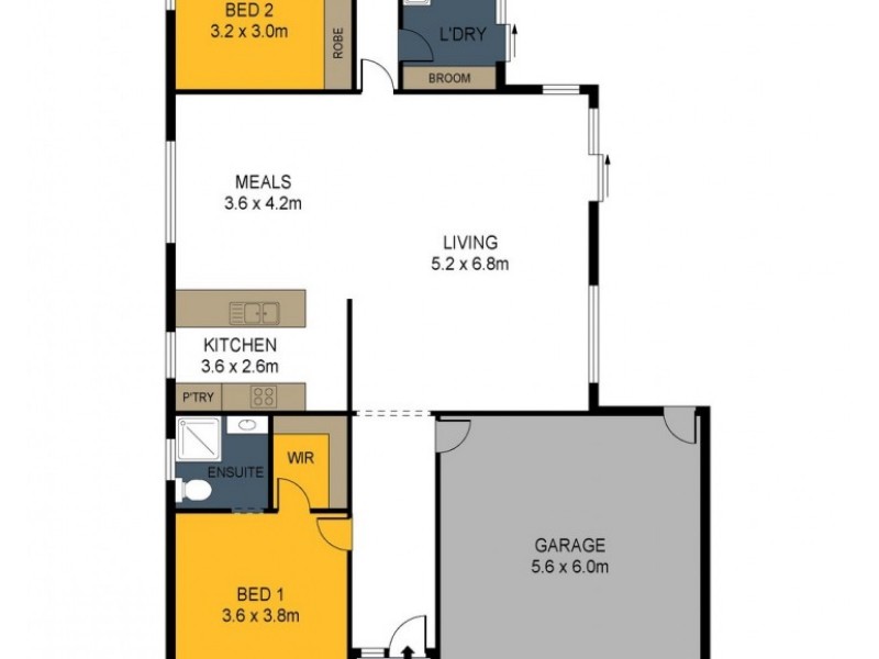 6 Peacock Drive, Epsom VIC 3551 Floorplan