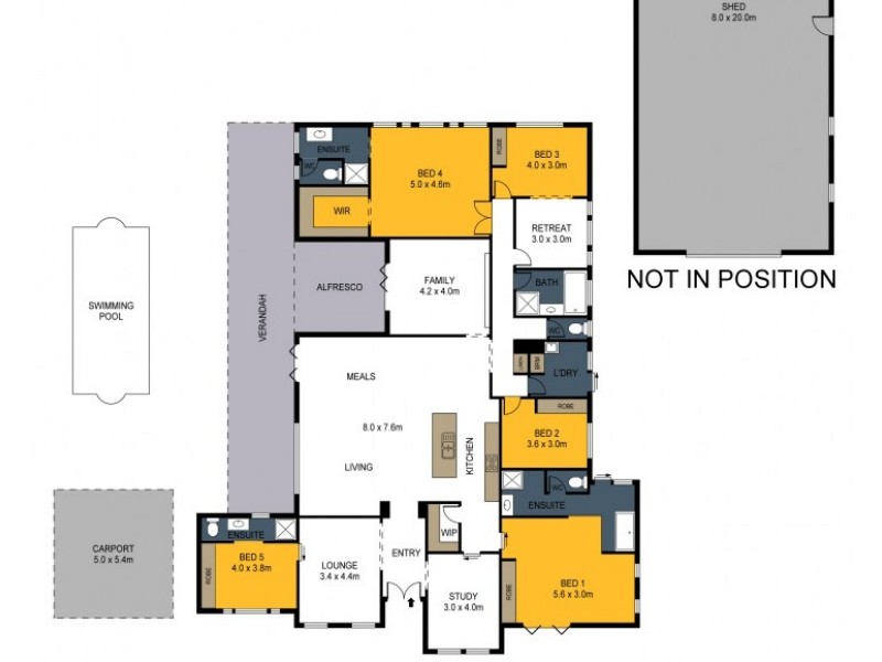 36 Alexander Road, Longlea VIC 3551 Floorplan