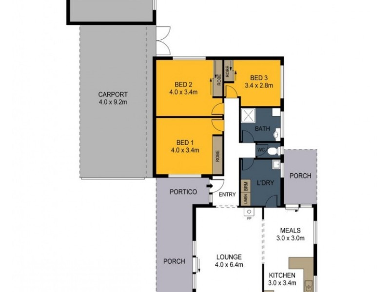 78 Crusoe Road, Kangaroo Flat VIC 3555 Floorplan