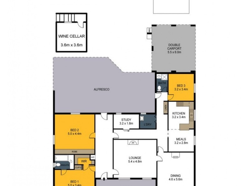 2 Myrnong Court, Kangaroo Flat VIC 3555 Floorplan