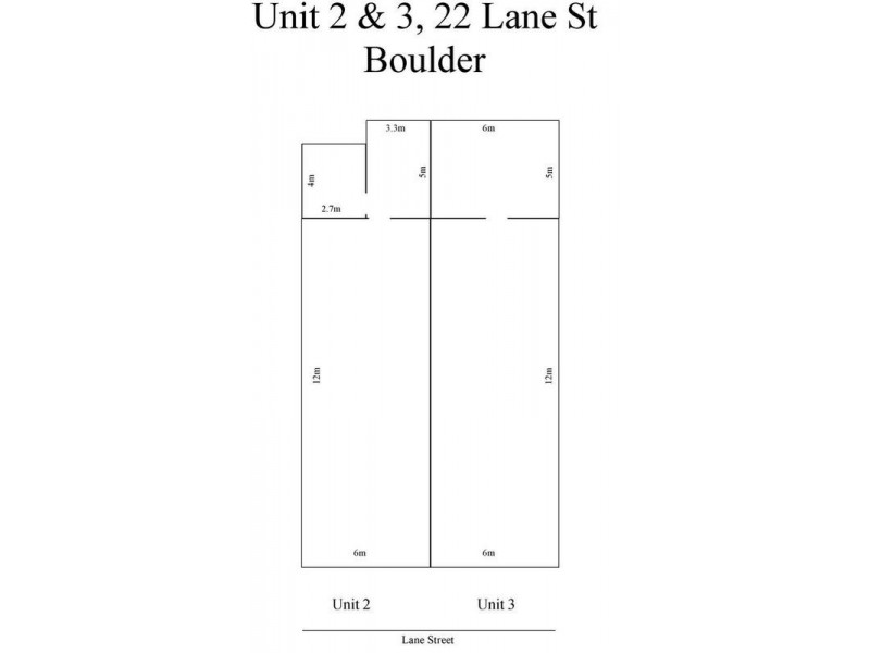 Unit 2 & 3 Lane St Boulder, Kalgoorlie WA 6430