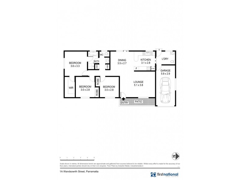 1A WANDSWORTH STREET, Parramatta NSW 2150 Floorplan