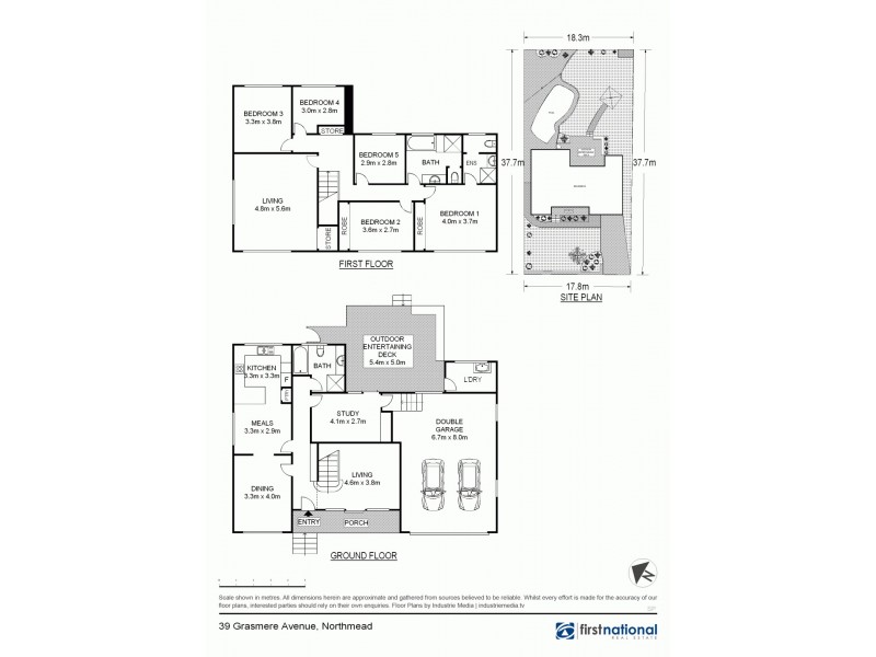 39 Grasmere Avenue, Northmead NSW 2152 Floorplan