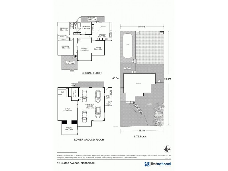 12 Burton Avenue, Northmead NSW 2152 Floorplan