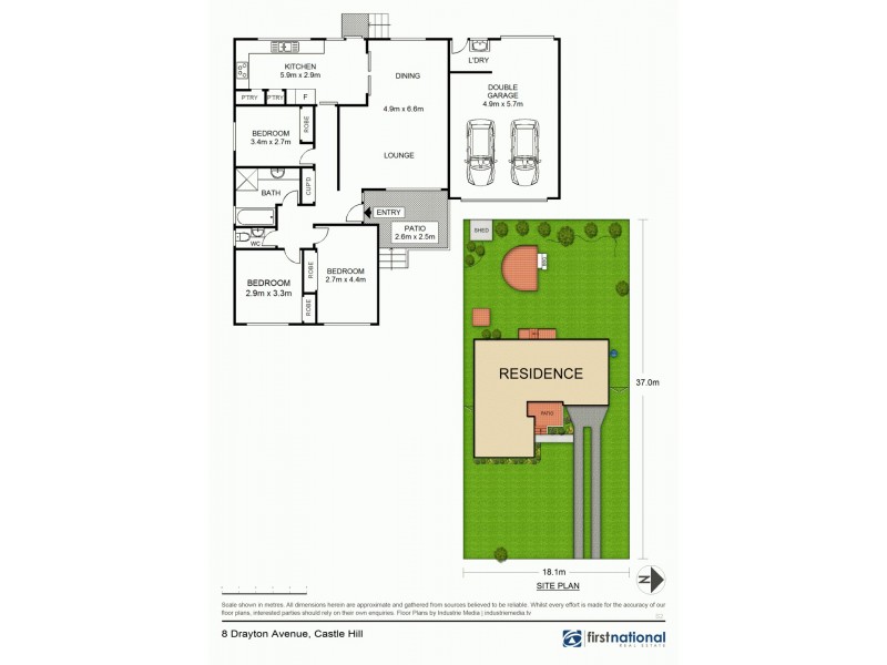 8 Drayton Ave, Castle Hill NSW 2154 Floorplan