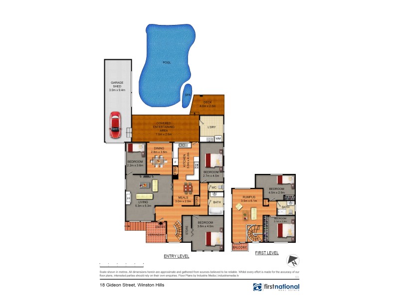 18 GIDEON STREET, Winston Hills NSW 2153 Floorplan