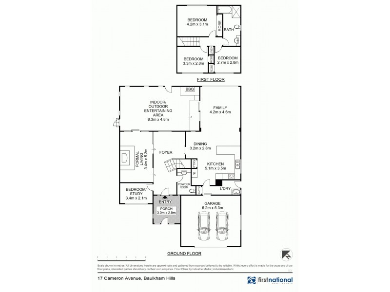 17 Cameron Avenue, Baulkham Hills NSW 2153 Floorplan