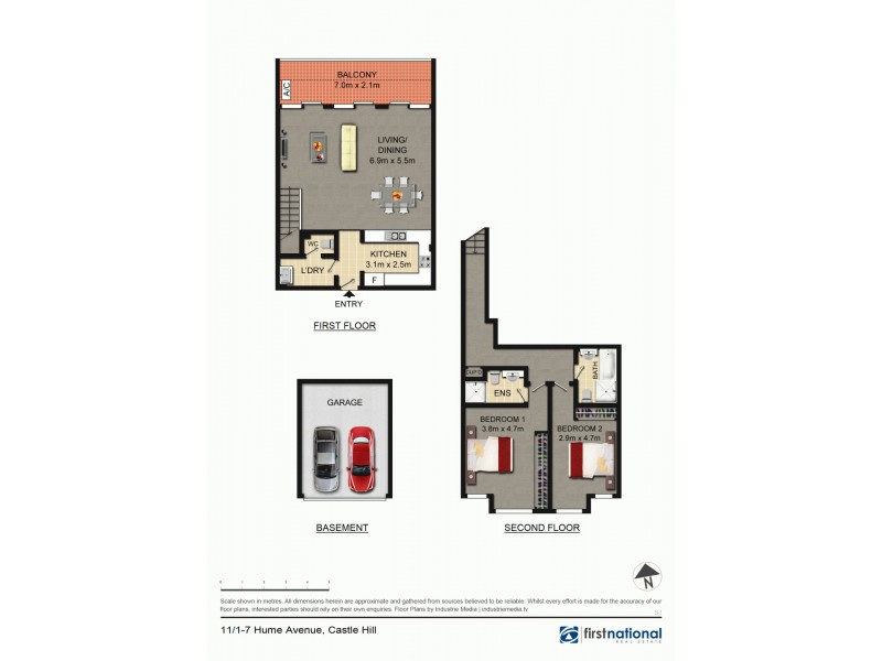 11/1-7 Hume Ave, Castle Hill NSW 2154 Floorplan