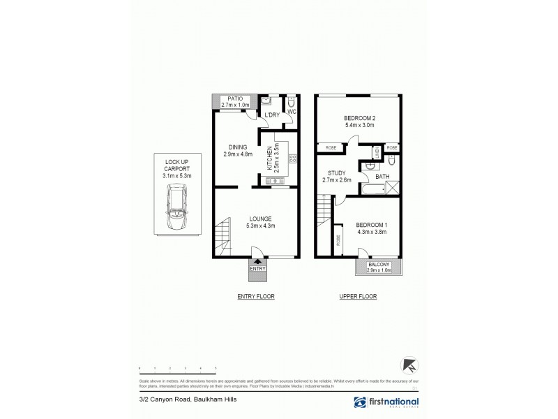 3/2 Canyon Road, Baulkham Hills NSW 2153 Floorplan