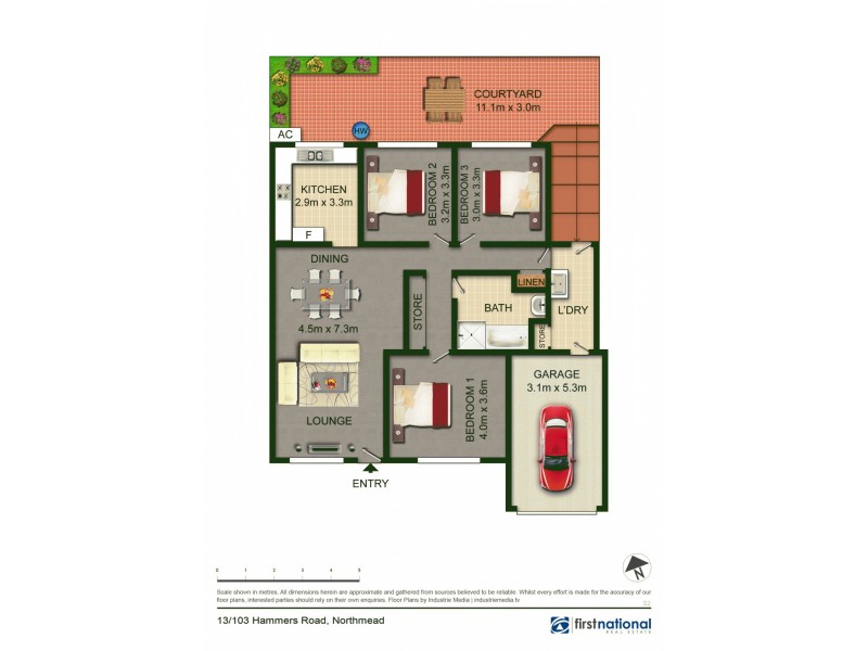 13/103 Hammers Road, Northmead NSW 2152 Floorplan