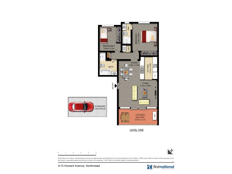 3/13 Howard Avenue, Northmead NSW 2152 Floorplan