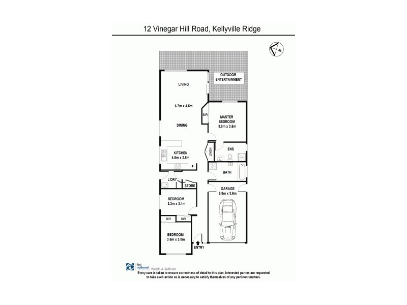12 Vinegar Hill Road, Kellyville Ridge NSW 2155 Floorplan