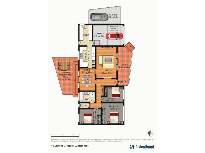 10 Lomond Crescent, Winston Hills NSW 2153 Floorplan