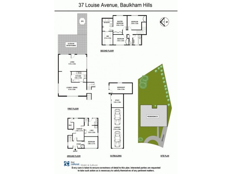 37 Louise Ave, Baulkham Hills NSW 2153 Floorplan