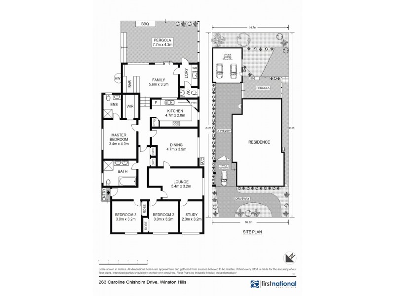 263 Caroline Chisholm Drive, Winston Hills NSW 2153 Floorplan