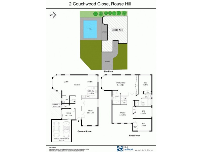 2 Coachwood Close, Rouse Hill NSW 2155 Floorplan