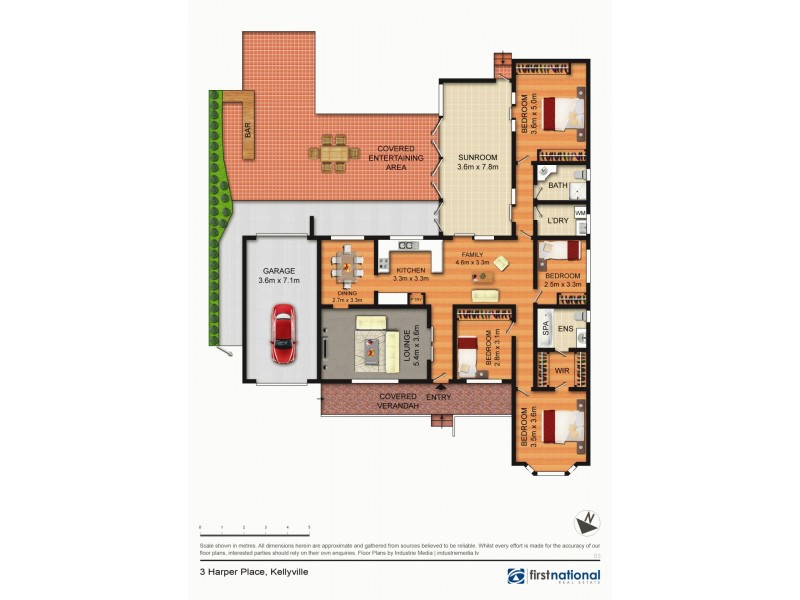 3 Harper Place, Kellyville NSW 2155 Floorplan
