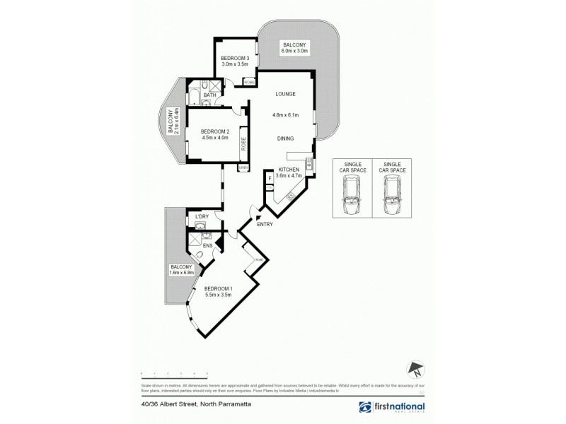 40/36 Albert Street, North Parramatta NSW 2151 Floorplan