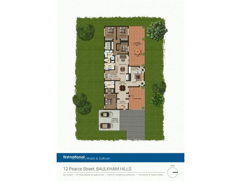 12 Pearce Street, Baulkham Hills NSW 2153 Floorplan