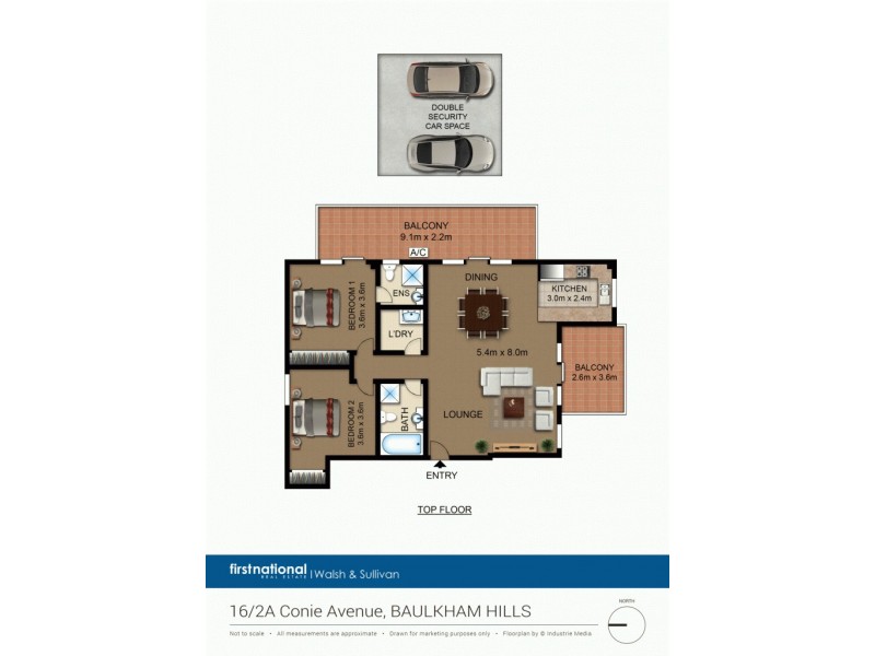 16/2 Conie Ave, Baulkham Hills NSW 2153 Floorplan