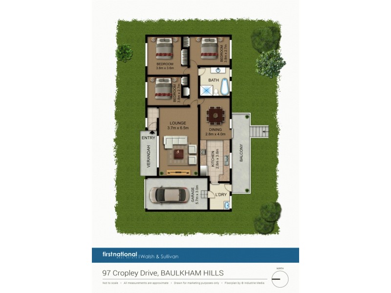 97 Cropley Drive, Baulkham Hills NSW 2153 Floorplan