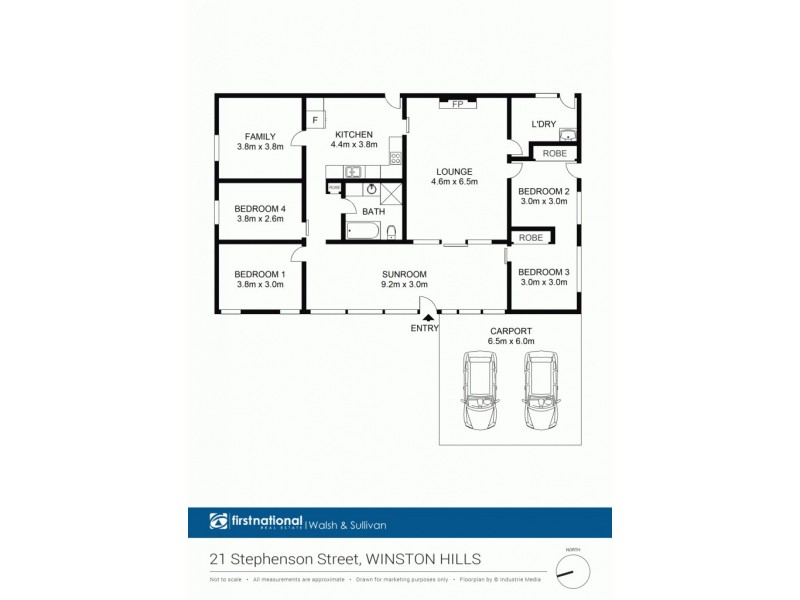 21 Stephenson Street, Winston Hills NSW 2153 Floorplan